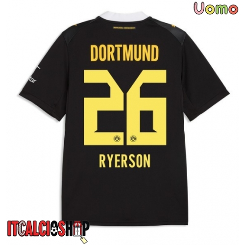 Borussia Dortmund Julian Ryerson #26 Seconda Maglia 2026-27 Manica Corta